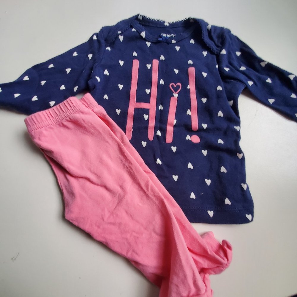 ⭐ Carter's 2 Piece - Long Sleeve + Leggings ⭐